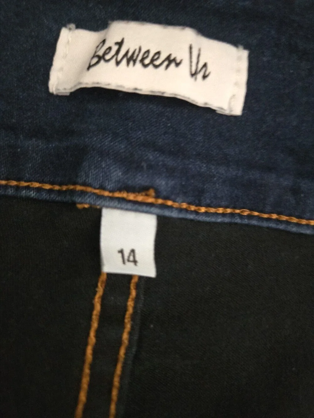 Between Us Jeans Sz 14 Dark Wash Skinny Ankle Comfort Stretch High Rise